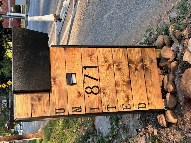 The Scandinavia with vertical lettering